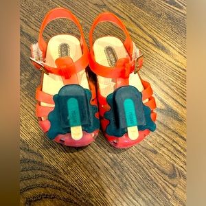 Mini Melissa Popsicle Sandals size 7